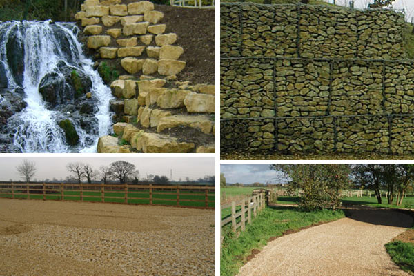 Outdoor application of Aggregates